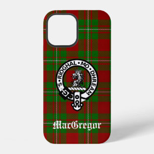 Clan MacGregor Crest Badge and Tartan iPhone 12 Case