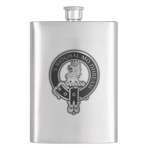 Clan MacGregor Crest Flask