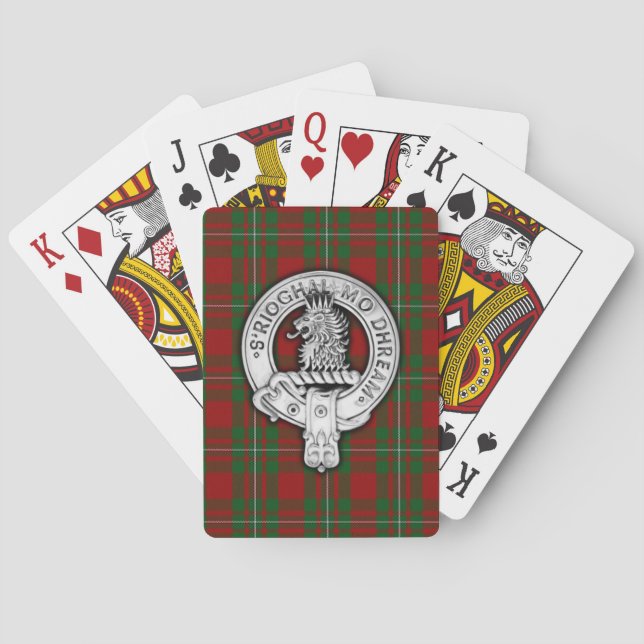 Clan MacGregor Crest & Tartan Playing Cards (Back)