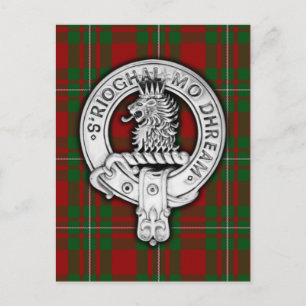 Clan MacGregor Crest & Tartan Postcard
