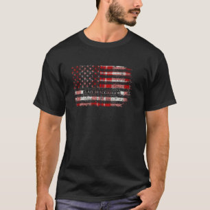 Clan MacGregor Dress Scottish tartan US flag kilt T-Shirt