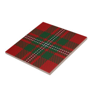 Clan MacGregor Gregor Scottish Expressions Tartan Tile
