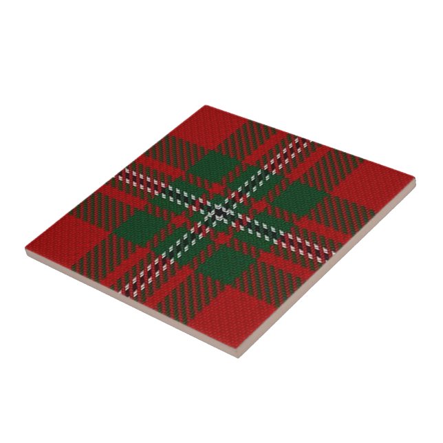Clan MacGregor Gregor Scottish Expressions Tartan Tile (Side)