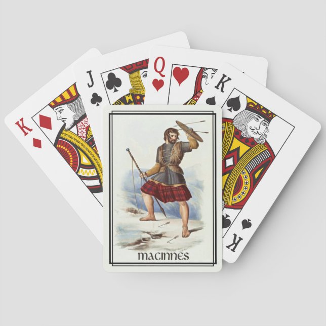 Clan MacInnes Classic Scotland Bicycle Deck Playing Cards (Back)