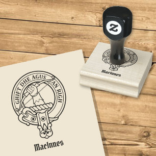 Clan MacInnes Crest Rubber Stamp