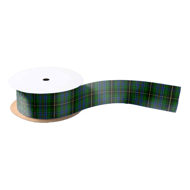 Clan MacInnes Tartan Satin Ribbon (Spool)