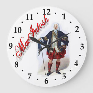 Clan MacIntosh Scottish Dream Clock