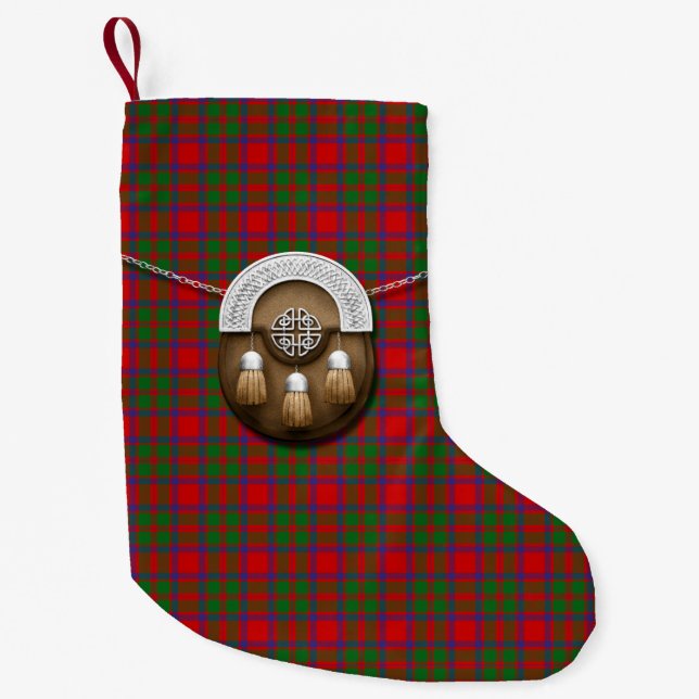 Clan MacIntosh Tartan Small Christmas Stocking (Front)