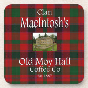 Clan MacIntosh's Old Moy Hall Coffee Co. Coaster