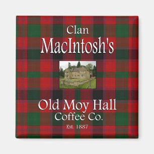 Clan MacIntosh's Old Moy Hall Coffee Co. Magnet