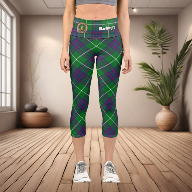 Clan MacIntyre Hunting Tartan Capri Leggings (Creator Uploaded)