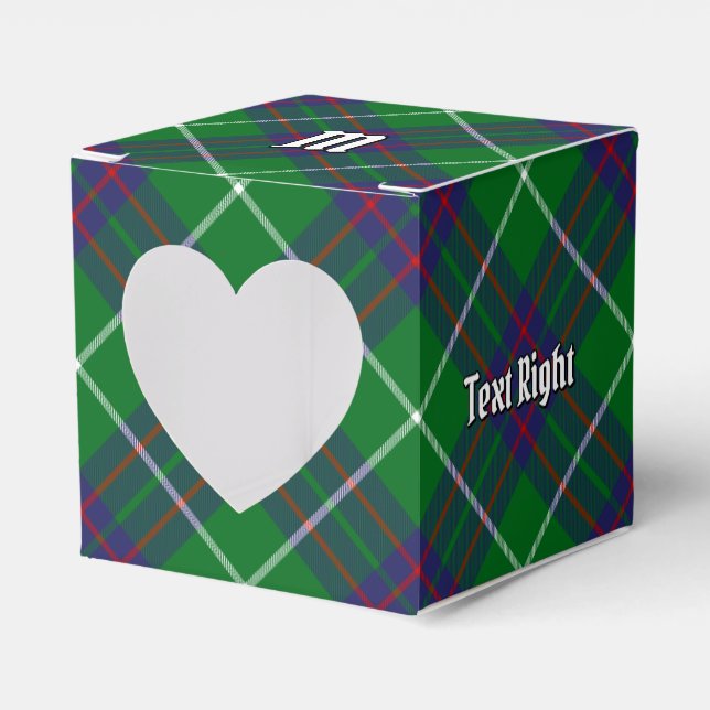 Clan MacIntyre Hunting Tartan Favour Box (Front Side)