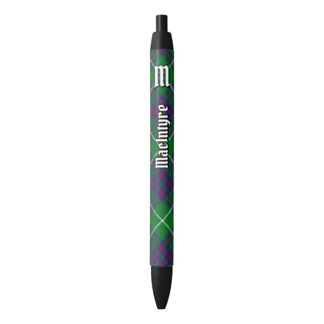 Clan MacIntyre Hunting Tartan Ink Pen (Front Vertical)