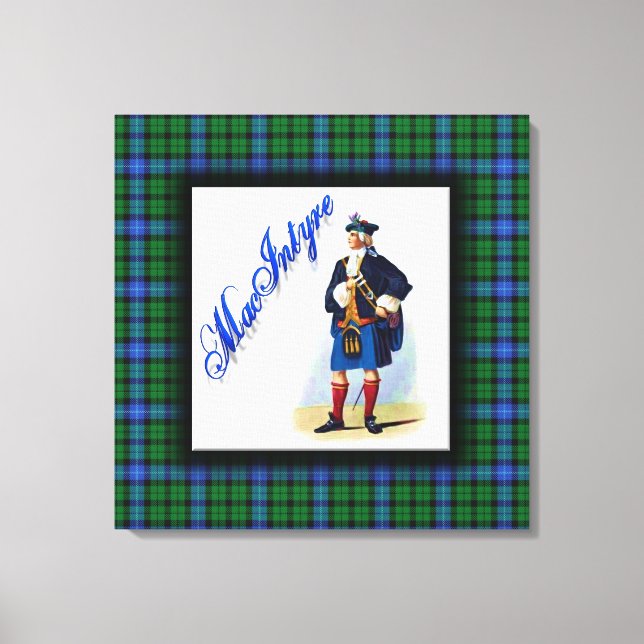 Clan MacIntyre Scottish Dream Canvas Print (Front)