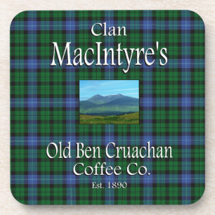 Clan MacIntyre's Old Ben Cruachan Coffee Co. Coaster