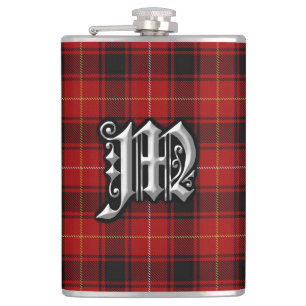 Clan MacIver MacIvor Tartan Old Scotland Flask