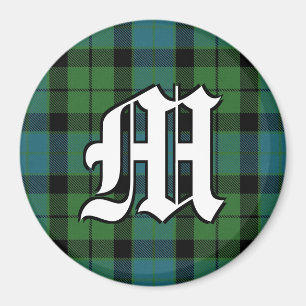 Clan MacKay Ancient Tartan Plaid Accents Magnet