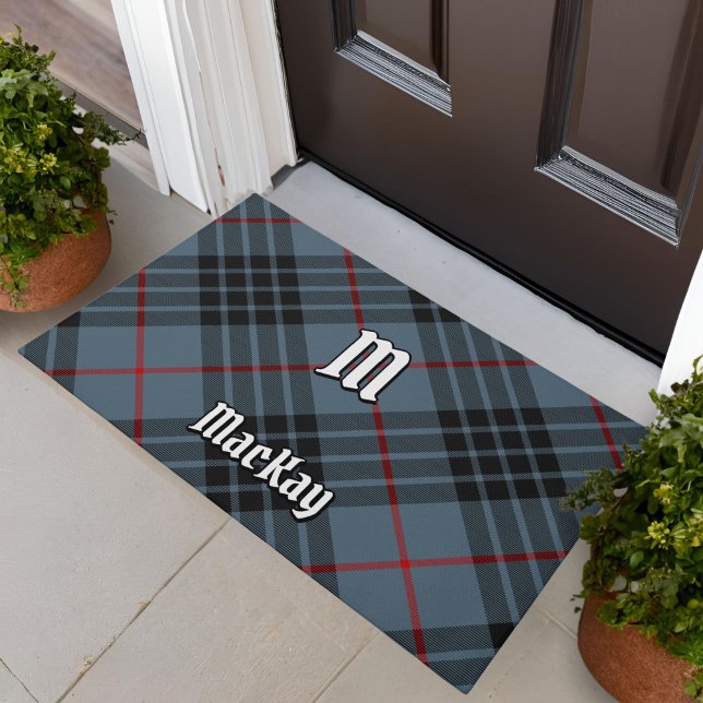 Clan MacKay Blue Tartan Doormat (Creator Uploaded)