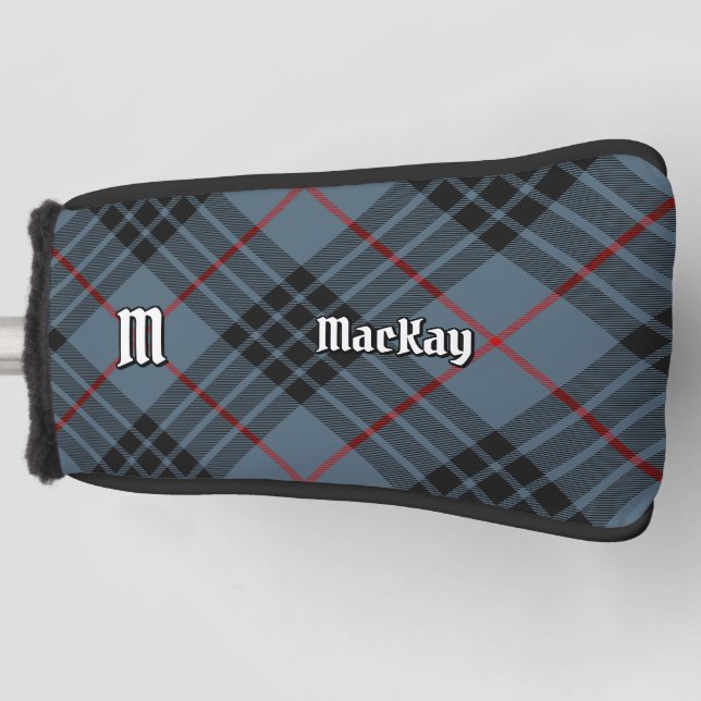 Clan MacKay Blue Tartan Golf Head Cover (Front)