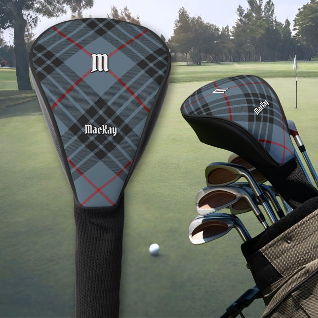Clan MacKay Blue Tartan Golf Head Cover (Creator Uploaded)