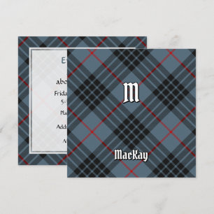 Clan MacKay Blue Tartan Invitation
