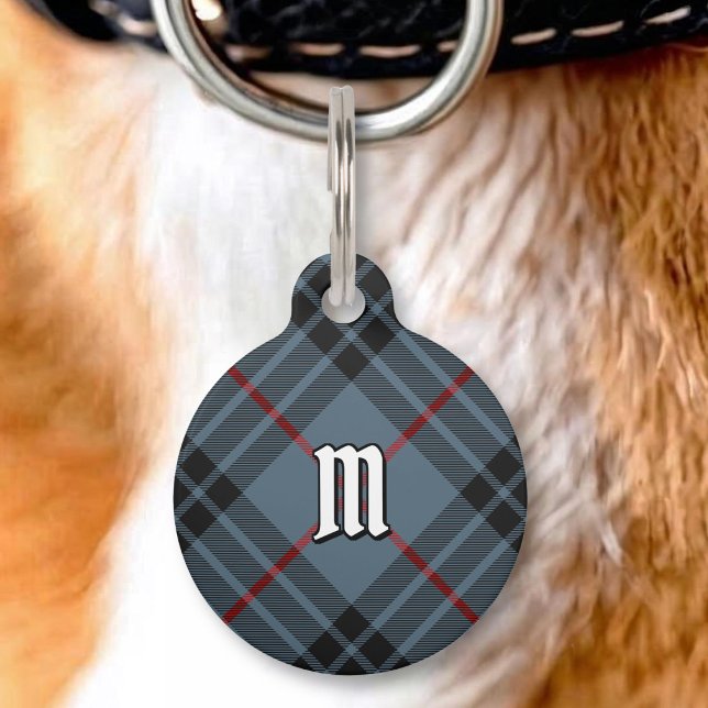 Clan MacKay Blue Tartan Pet Tag (Creator Uploaded)