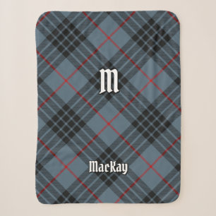 Clan MacKay Blue Tartan Sherpa Blanket