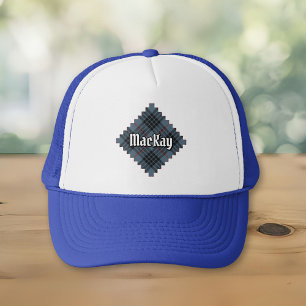 Clan MacKay Blue Tartan Trucker Hat
