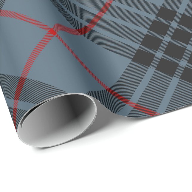 Clan MacKay Blue Tartan Wrapping Paper (Roll Corner)