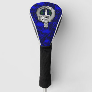 Clan MacKay Crest & Tartan on Thistle Golf Head Cover