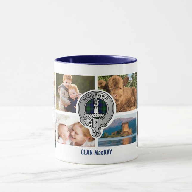 Clan MacKay Personalised Family Mug (Center)