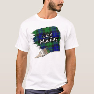 Clan MacKay Scottish Tartan Paint Shirt