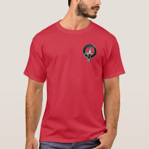 Clan MacKay Tartan Crest  T-Shirt