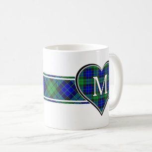 Clan MacKay Tartan Heart Coffee Mug