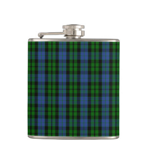 Clan MacKay Tartan Hip Flask
