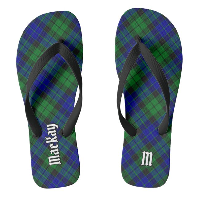 Clan MacKay Tartan Jandals (Footbed)
