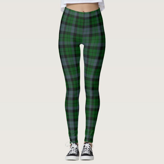 Clan Mackay Tartan Pattern Leggings (Front)