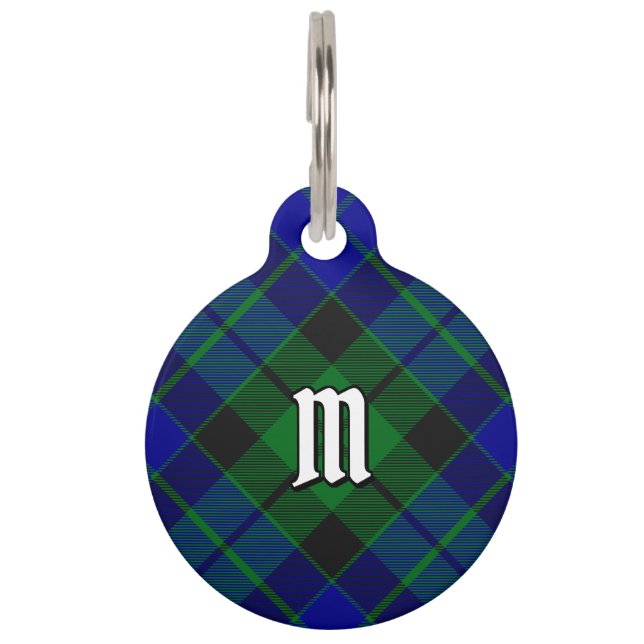 Clan MacKay Tartan Pet Tag (Front)