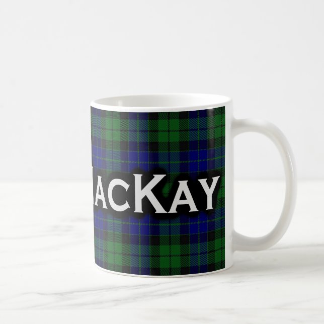 Clan MacKay Tartan Scottish Coffee Mug (Right)