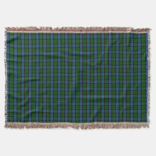 Clan MacKay Tartan Throw Blanket
