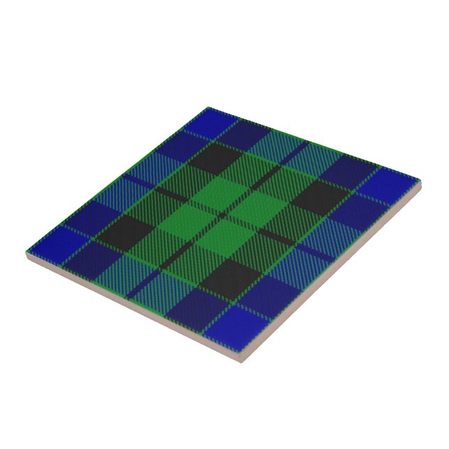 Clan MacKay Tartan  Tile (Side)