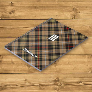 Clan MacKenzie Brown Hunting Tartan Notebook