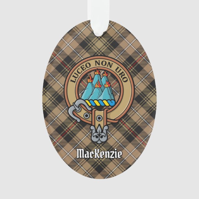 Clan MacKenzie Crest Ornament (Front)