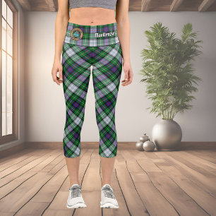 Clan MacKenzie Dress Tartan Capri Leggings