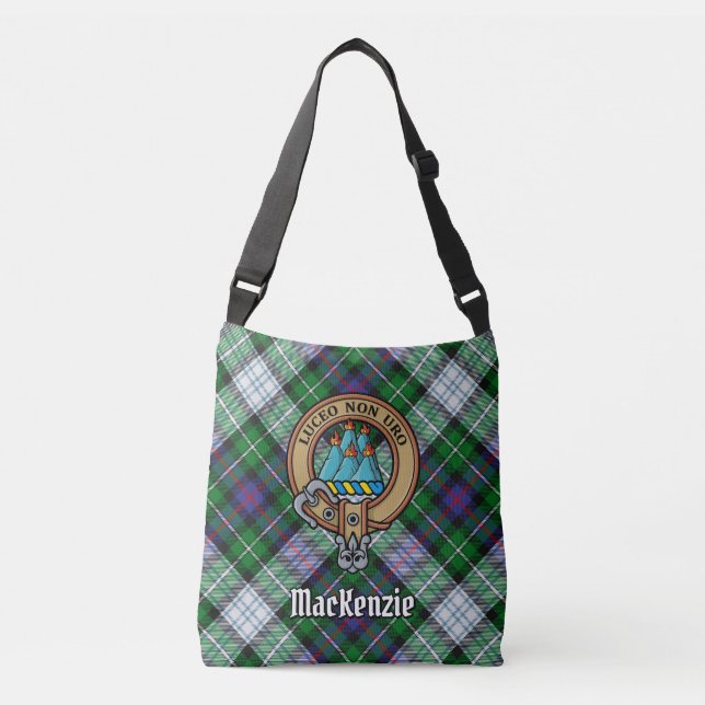 Clan MacKenzie Dress Tartan Crossbody Bag (Front)