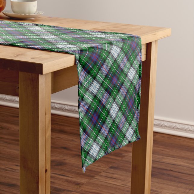 Clan MacKenzie Dress Tartan Table Runner (In Situ)
