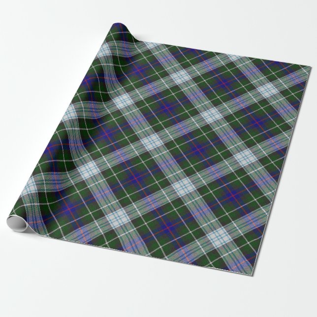 Clan MacKenzie Dress Tartan Wrapping Paper (Unrolled)