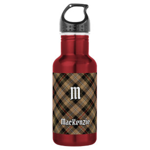 Clan MacKenzie Hunting Brown Tartan 532 Ml Water Bottle