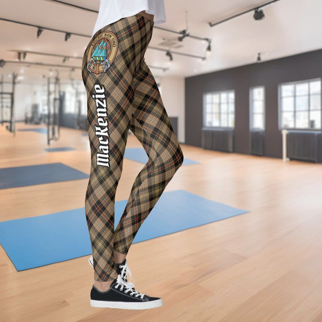 Clan MacKenzie Hunting Brown Tartan Leggings (Creator Uploaded)