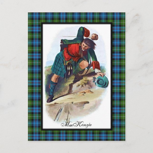 Clan MacKenzie Scottish Dreams Postcard (Front)